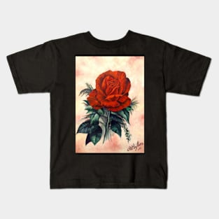 Red Rose Kids T-Shirt